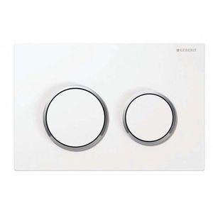 GEBERIT Kappa21 Ovládání splachování, bílá/lesklý chrom 115.240.KJ.1 obraz