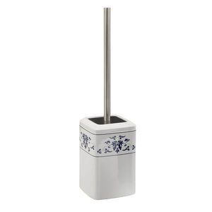Gedy CIXI WC štětka na postavení, porcelán, bílá/modrá CX3389 obraz