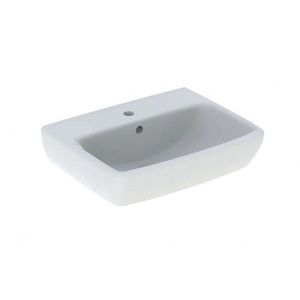 GEBERIT Selnova Square Umývátko 45x35 cm, s přepadem, otvor pro baterii, bílá 500.322.01.7 obraz