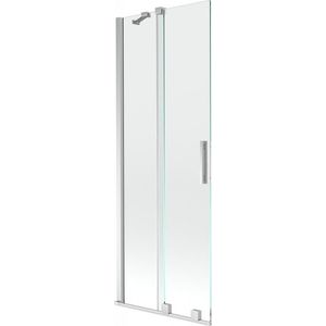 MEXEN/S Velar Dvoukřídlá posuvná vanová zástěna 70 x 150 cm, transparent, chrom 896-070-000-01-01 obraz