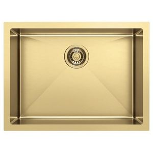 SAPHO ZENITH nerezový dřez 60x45cm, zlato mat ZN6045Z obraz