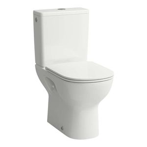 Laufen Lua WC kombi se sedátkem SoftClose, spodní odpad, boční napouštění, Rimless, DualFlush, bílá H8670870009721 obraz