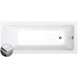 POLYSAN NOEMI SLIM obdélníková vana 170x70x39cm, bílá 71708S obraz