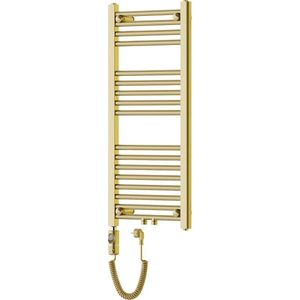 MEXEN/S Mars radiátor + topná tyč 900 x 400 mm, 300 W, zlatá W110-0900-400-2300-50 obraz