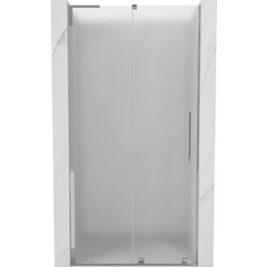 MEXEN/S Velar L posuvné sprchové dveře 120 cm, dekor, chrom 871-120-003-31-01 obraz