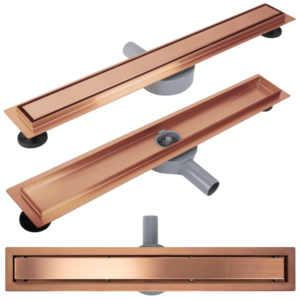 REA Odtokový žlab Neox pro Brushed Copper 100 REA-G4804 obraz