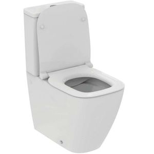 IDEAL STANDARD i.Life S WC kombi se sedátkem SoftClose, vario odpad, RimLS+, bílá T554201 obraz