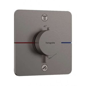 HANSGROHE ShowerSelect Comfort Termostatická baterie pod omítku, pro 2 spotřebiče, kartáčovaný černý chrom 15583340 obraz