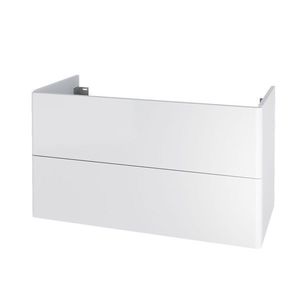 Mereo Siena, koupelnová skříňka 100 cm, bílá lesk CN412S obraz
