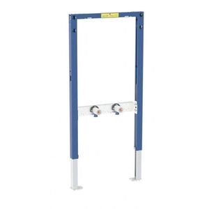 GEBERIT Duofix Předstěnová instalace pro sprchu a vanu, výška 98-112 cm, nástěnná armatura na omítku 111.740.00.2 obraz
