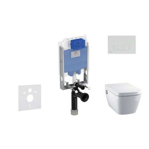 IDEAL STANDARD ProSys Set předstěnové instalace, sprchovací toalety a sedátka TECEone, tlačítka Oleas M1, Rimless, SoftClose, chrom ProSys80M SP132 obraz