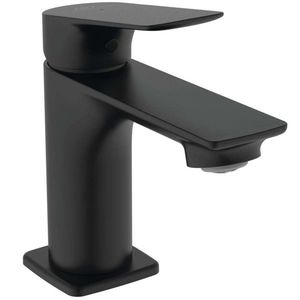 IDEAL STANDARD Ceralife C Umyvadlová baterie s výpustí Click-Clack, BlueStart, hedvábná černá BE042XG obraz