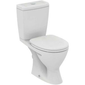 IDEAL STANDARD Eurovit+ WC kombi se sedátkem, zadní odpad, bílá V337001 obraz