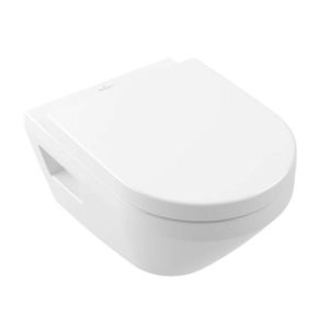 VILLEROY & BOCH Architectura Závěsné WC se sedátkem SoftClosing, TwistFlush, alpská bílá 5684CL01 obraz