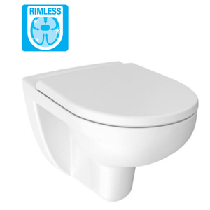 JIKA LYRA Plus pack, závěsné WC Rimless + sedátko s poklopem slowclose, bílá H8663840000001 obraz