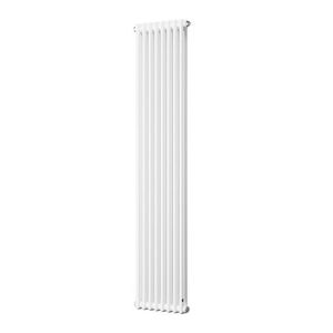Instalprojekt Koupelnový radiátor TUBUS 2 bílá barva Barva Bílá, Rozměr A 35 cm, Rozměr C 180 cm, Skutečný rozměr radiátoru 349 × 1800 mm, Typ připojení Středové 50 mm RADTUB21800735S obraz