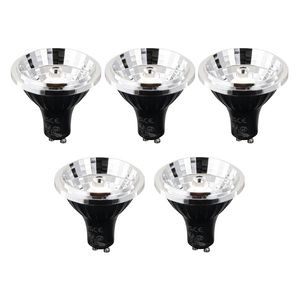 Sada 5 GU10 3-stupňových stmívatelných Kelvin LED žárovek 70 mm 6W 500 lm 2200 - 3600K obraz