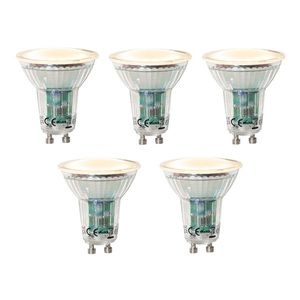Sada 5 stmívatelných LED žárovek GU10 se soumrakovým senzorem 3W 200 lm 2200K obraz