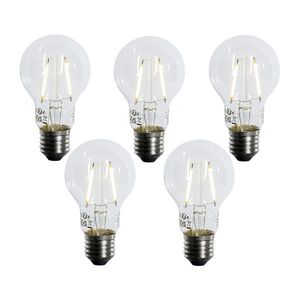 Sada 5 LED žárovek E27 A60 Soumrakový senzor 2, 5W 250 lm 2700K obraz