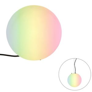 Chytré venkovní svítidlo bílé 25 cm IP65 vč. LED - Nura obraz