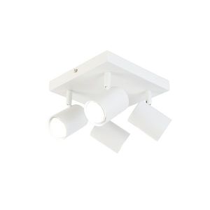 Chytré stropní svítidlo bílé čtvercové vč. 4 Wifi GU10 - Jeana obraz