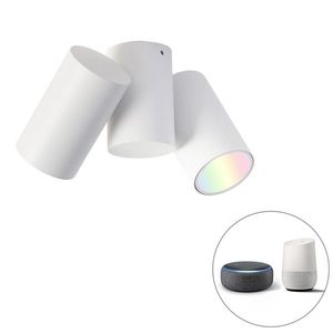 Chytré bodové světlo bílé nastavitelné vč. 2 Wifi GU10 - Michael obraz