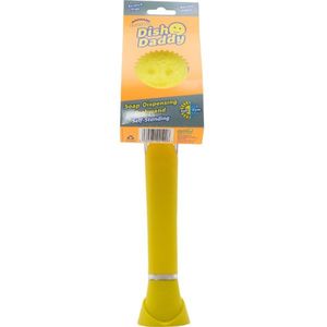 Scrub Daddy Dish Daddy houbička na mytí nádobí, s rukojetí a dávkovačem saponátu obraz