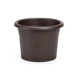 Plastia Samozavlažovací květináč Narza pr. 60 cm, čokoláda, pr. 60 cm obraz