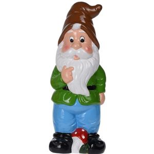 Zahradní trpaslík s hnědou čepicí, 30 cm obraz