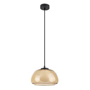 Rabalux 72273 moderní závěsný lustr Elowen, jantarová, G9, 1x max. 5W obraz