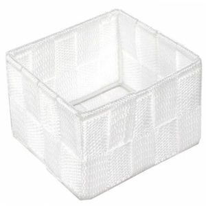 Compactor Úložný organizér do zásuvky Compactor TEX - košík S, 12 x 12 x 7 cm, bílý, S obraz