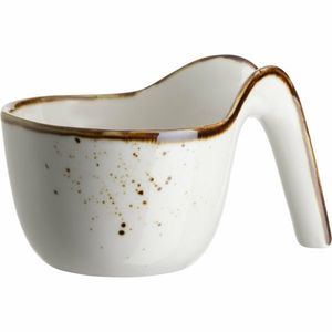 Mäser Gurmánská miska Pintar White hnědé tečky 9 x 5, 5 cm, S obraz