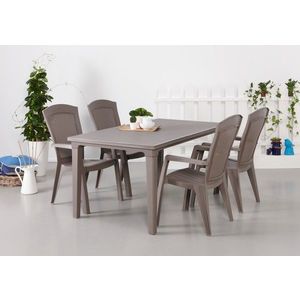 Elvisia Zahradní set FINN 4+1 | cappuccino obraz