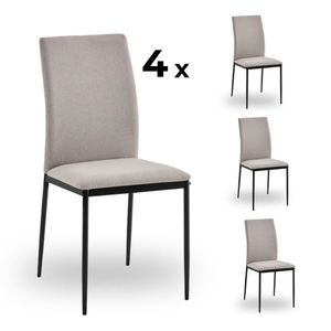 Elvisia Jídelní židle TILDA | hnědá 4 kusy obraz