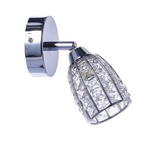 Nástěnná lampa Shiba lampa chromová 1x15W g9 stínidlo průhledné obraz
