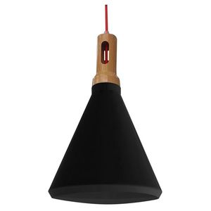 Závěsná lampa Robinson 26 1X60W E27 černo-černá obraz