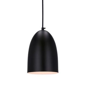Závěsná lampa Icaro černá 1X40W E27 černé stínidlo obraz