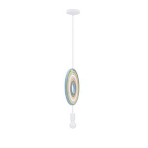 Závěsná lampa Hoops 8, 1x20W E27, iq, dětská, mix barev obraz