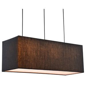 Stropní lampa černá 5xE27 Boho obraz