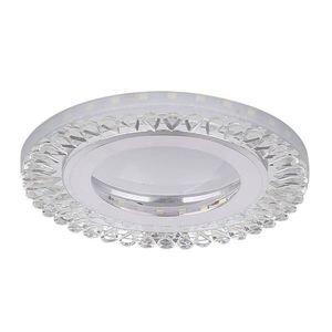 Stříbrné LED stropní svítidlo 6500K SSP-28 obraz