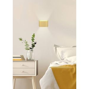 Nástěnná lampa zlaté barvy Polaris obraz