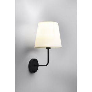 Matná černo-béžová nástěnná lampa Pasteri obraz