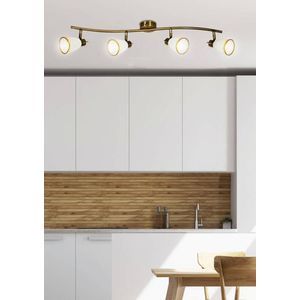 Nástěnná stropní lampa patinovaný pásek 4xG9 Regent obraz