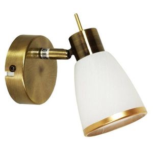Patinovaná/bílá nástěnná lampa Lampa Regent obraz