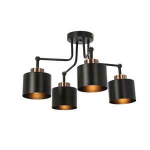 Stropní lampa černá 4xE27 Olena obraz