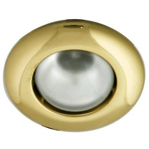 Stropní svítidlo zlaté saténové kulaté OZS-02 obraz