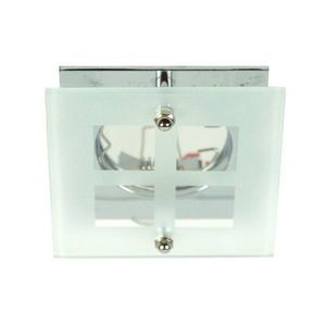 Stropní svítidlo čtvercové sklo chrom SZ-06 2229104 obraz