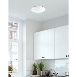 Stropní lampa bílá LED 33cm 4000K hvězdná obloha Magnus obraz