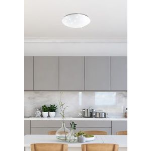 Stropní lampa bílá LED 38cm 4000K hvězdná obloha Magnus obraz