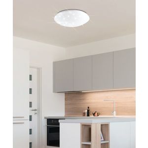 Stropní lampa bílá LED 49cm 4000K hvězdná obloha Magnus obraz